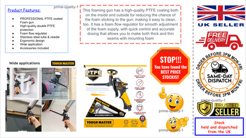 Foam gun aluminium - foam,