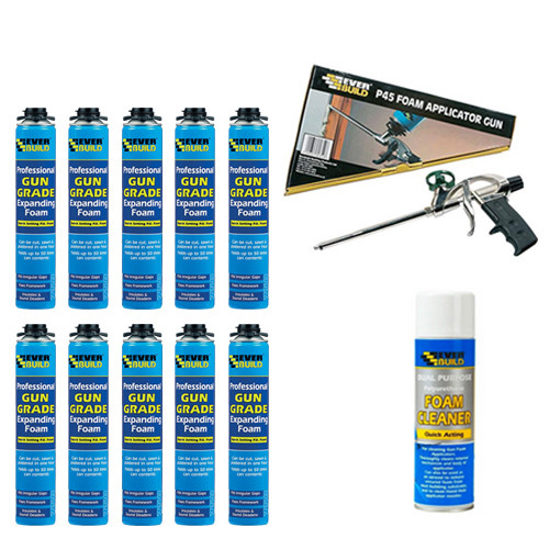 Everbuild expanding foam kit - expanding,