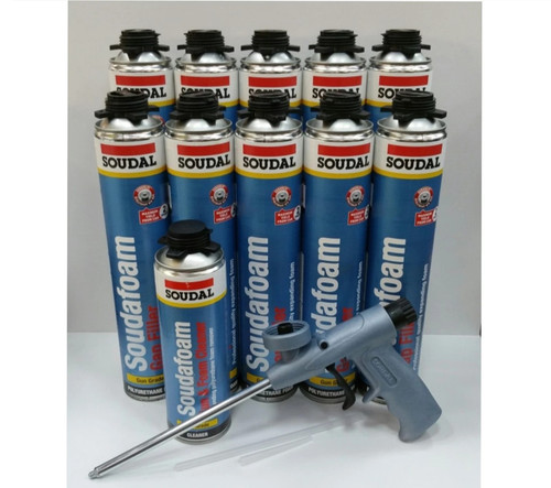 Soudal expanding foam kit - soudal,